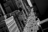 Horizontal Front Street Cityscape in Downtown Columbus black and white Photos