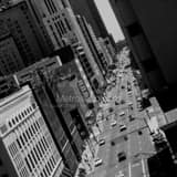 Square Front Street Cityscape in Downtown Columbus black and white Photos