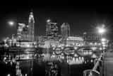 Horizontal The 2012 Columbus Skyline in its Bicentennial Year black and white Pictures