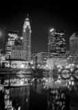 Vertical The 2012 Columbus Skyline in its Bicentennial Year black and white Pictures
