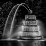 Square The Elephant Fountain in Goodale Park Framed Photos