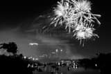 Horizontal Red White and Boom in Columbus Ohio black and white Pictures