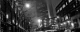 Panoramic Go Bucks Spelled Out in the Nationwide Building black and white Pictures