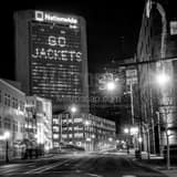 Square Go Jackets in the Nationwide Building black and white Pictures