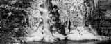Panoramic Hayden Falls black and white Photos