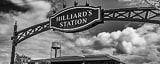 Panoramic Hilliard Station black and white Photos