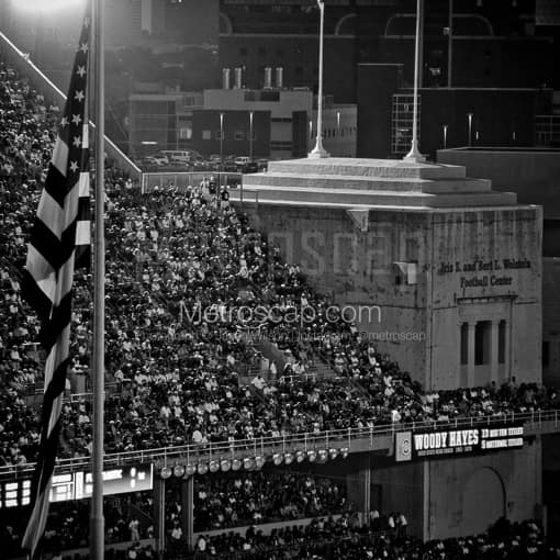 The Iris and Bert Wolstein Football Center -- Columbus Black and White Photos