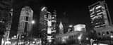 Panoramic The Huntington Building with the Statehouse and Riffe Center Photography