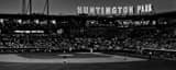 Panoramic Huntington Park from the Left Field Bleachers black and white Pictures