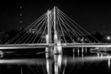 Horizontal The Lane Avenue Bridge over the Olentangy River Framed Photos