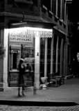 Vertical Lindey's Restaurant in German Village black and white Photography