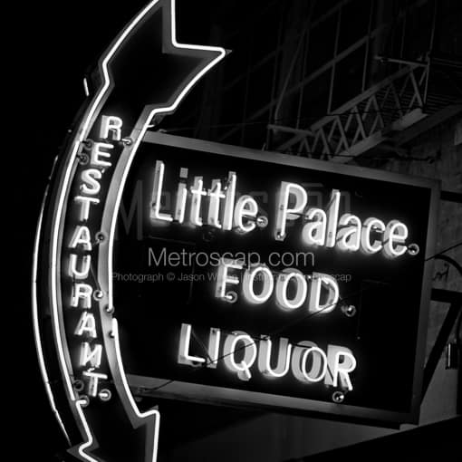 The Little Palace on Fourth Street -- Columbus Black and White Photos