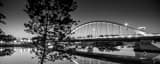 Panoramic The Main Street Bridge black and white Photos
