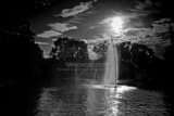 Horizontal Mirror Lake on OSU Campus Framed Photos