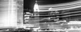 Panoramic A Motion Blur Version of the Columbus Skyline black and white Photos