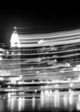 Vertical A Motion Blur Version of the Columbus Skyline black and white Photos