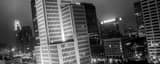Panoramic The Walkway from the National City Building to its Parking Garage black and white Pictures