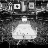 Square Nationwide Arena from the Upper Bowl black and white Photos