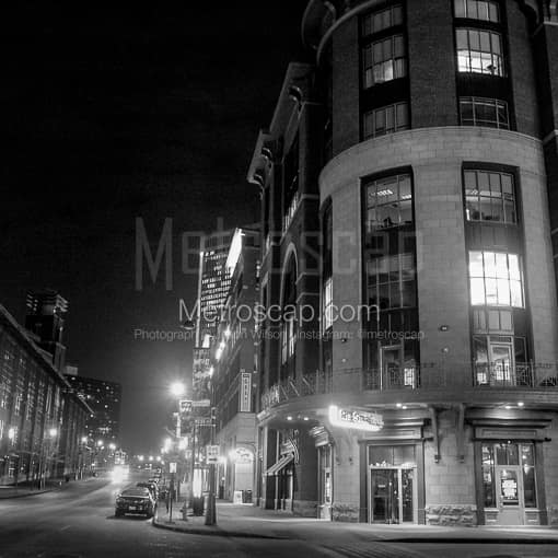 Nationwide Boulevard in the Arena District -- Columbus Black and White Photos