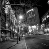 Square The Nationwide Building with GO JACKETS in Lights Framed Photos