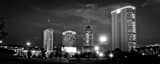 Panoramic The Nationwide Buildings and AEP Building Framed Photos