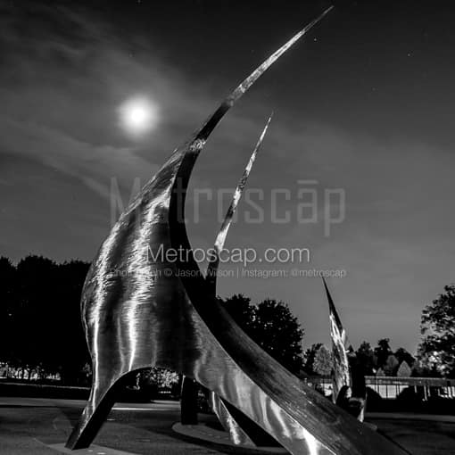 The Navistar Sculptures at Franklin Park Conservatory -- Columbus Black and White Photos