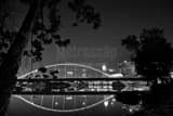 Horizontal The NEW Main Street Bridge from Miranova Framed Photos