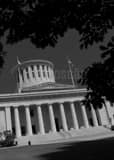Vertical The Ohio Statehouse Lawn black and white Photos