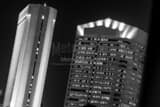 Horizontal One Nationwide Plaza and Three Nationwide Plaza black and white Photos