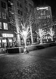 Vertical The R-Bar in the Arena District black and white Photos