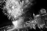 Horizontal Red White and Boom from the Waterford Tower Framed Photos