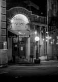 Vertical The Ringside Cafe at Night black and white Photos