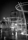 Vertical The New Scioto Mile Fountains Framed Photos