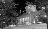Horizontal A Snowy Ohio Statehouse Lawn Photography