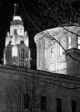 Vertical The Statehouse Rotunda and Top of LeVeque Tower Framed Photos