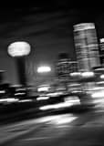 Vertical Blurry Downtown Dallas from the Houston Viaduct Framed Photos
