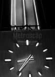 Vertical The Clock Face on the Merc landscape black and white Photography