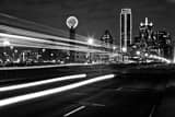 Horizontal The Dallas Skyline Framed Photos