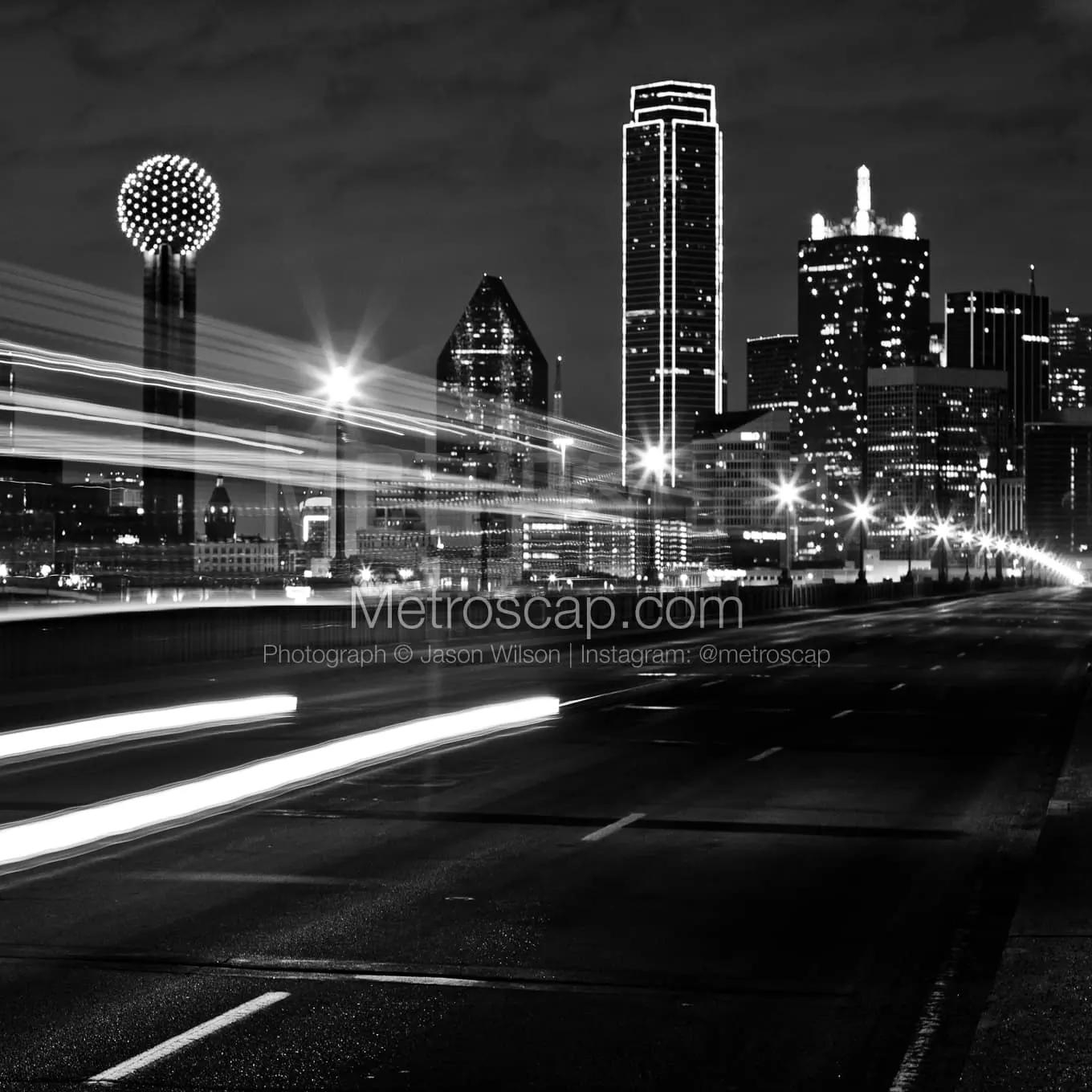 Dallas Black and White Pictures Black and White dallas skyline at