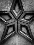 Vertical The Dallas Star at City Hall Framed Photos