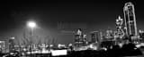 Panoramic Downtown Dallas from above Interstate 35 Framed Photos
