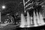 Horizontal The Fountain Outside of the Hunt Building Framed Photos