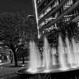 Square The Fountain Outside of the Hunt Building Framed Photos