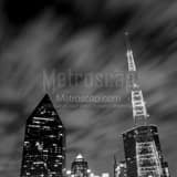 Square The KDFW Tower in Downtown Dallas Framed Photos