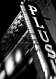 Vertical The Plush Night Club Sign Framed Photos