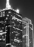 Vertical The Renaissance Building at Night landscape black and white Photography