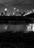Vertical The Trinity River in Winter Framed Photos