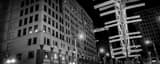 Panoramic The Flyover Sculpture in Downtown Dayton black and white Photos