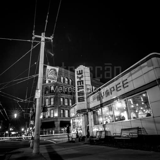 Wympee Burger in Downtown Dayton -- Dayton Black and White Photos