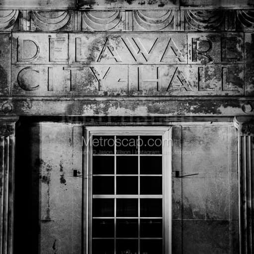Delaware Ohio City Hall -- Delaware Black and White Photos
